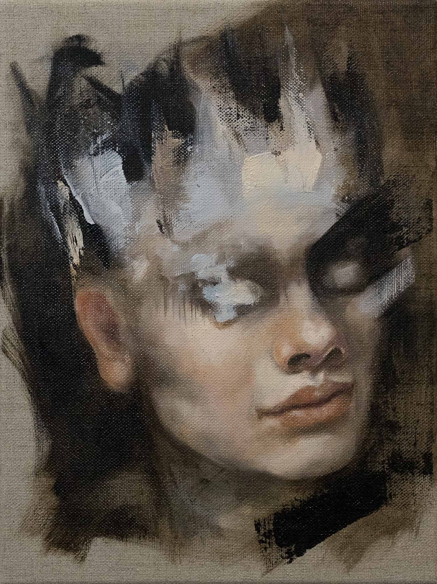 Romy Campe | Königlich, 40 x 30 cm, 2018, oil on canvas