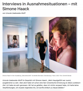 Simone Haack - art-in-berlin Interview