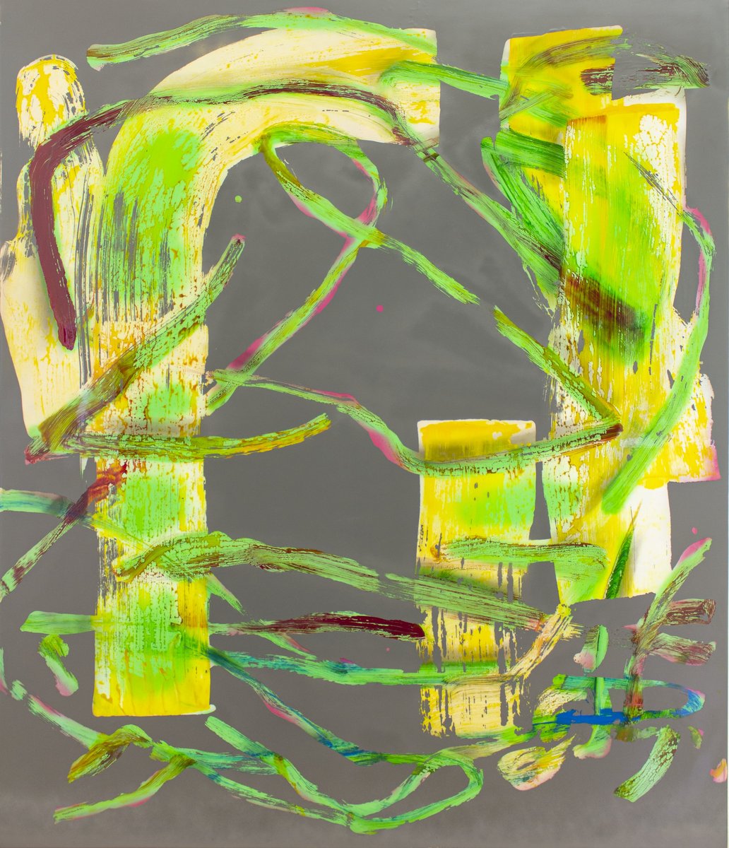 Becker Schmitz – OT (TFTC2), 2021, 170 x 145 cm, Mischtechnik auf synth. Leinwand
