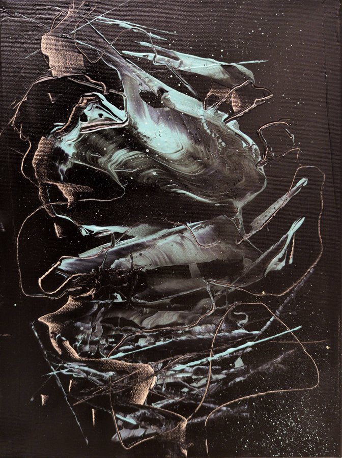 David Stegmann | O.T. – 2023, 40 x 30 cm, Acryllack auf Leinwand