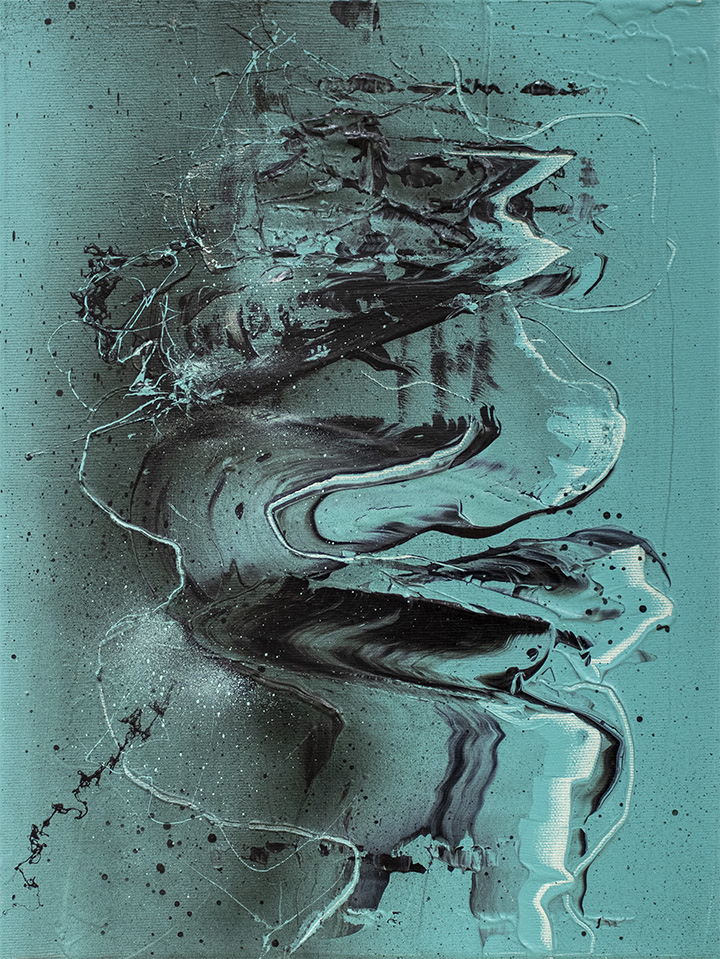David Stegmann | O.T. – 2023, 40 x 30 cm, Acryllack auf Leinwand