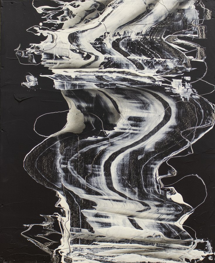 David Stegmann | O.T. – 2023, 75.3 x 61.8 cm, Acryllack auf Holz
